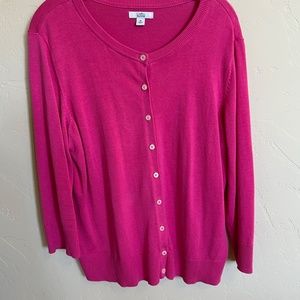 Croft & Barrow Button-Up Cardigan Size XL